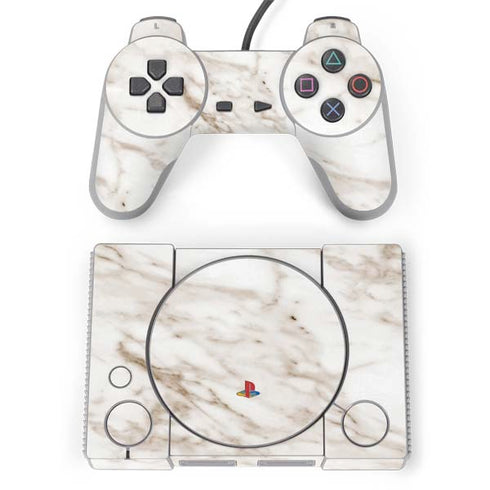 Taupe Marble PlayStation Classic Bundle Skin